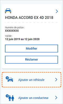 Ajouter une auto